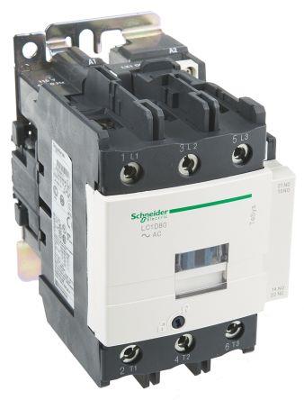 Schneider LC1D80E7 Contactor 48V 50/60Hz