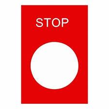 Schneider Stop Legend Plate 